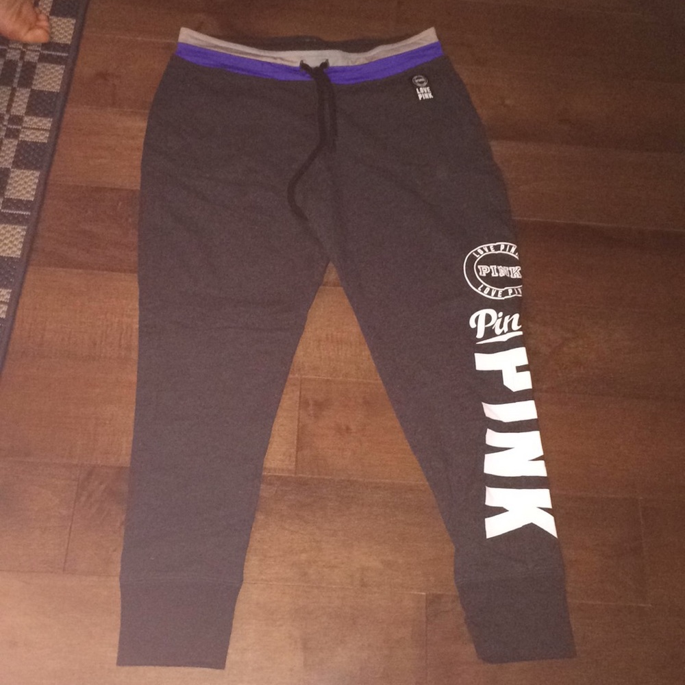 Pink sweatpants
